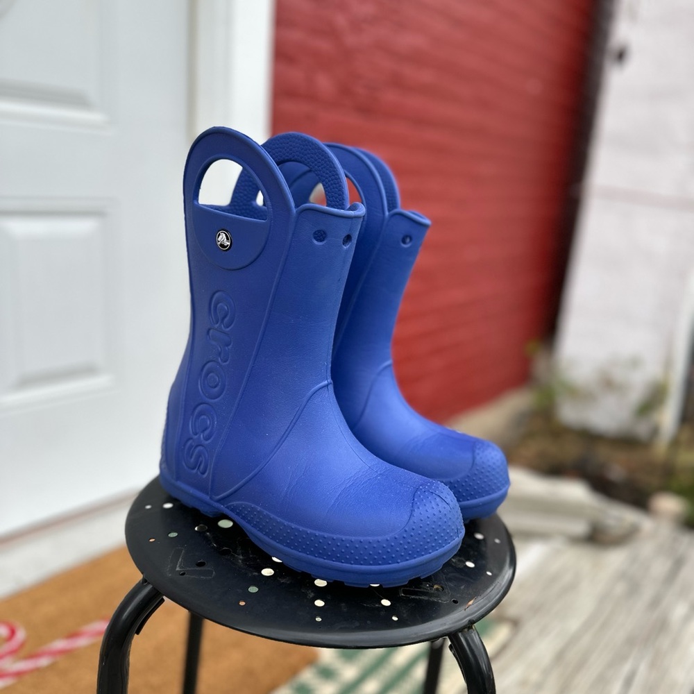 Crocs kids rain boots